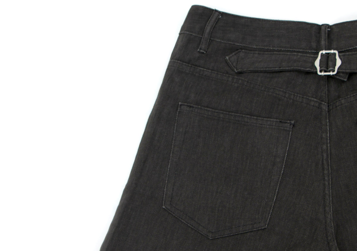 Madxmarx Multi-Button Panel Wide-Leg Jeans