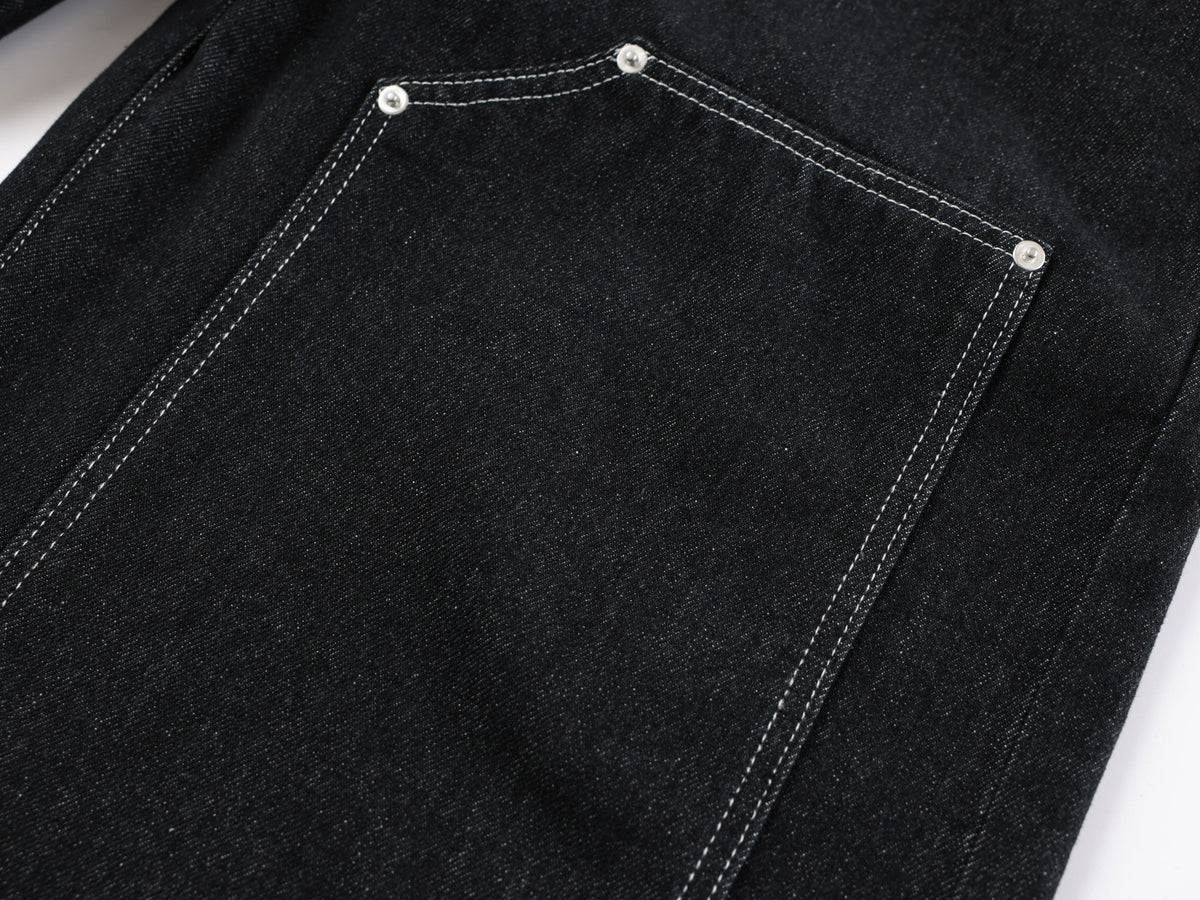 Pantalon utilitaire en jean à double taille Madxmarx