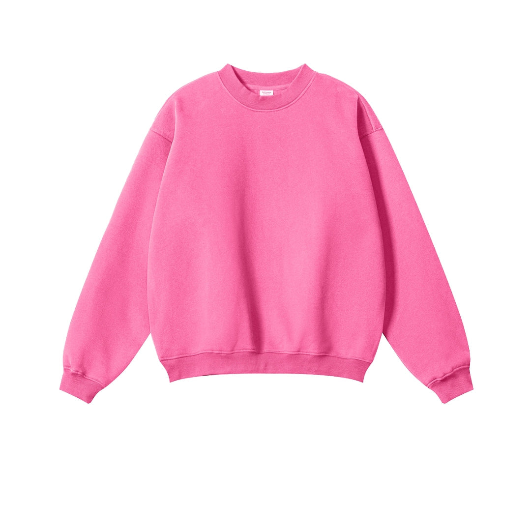 Fleece Lining Oversize Sweatshirt