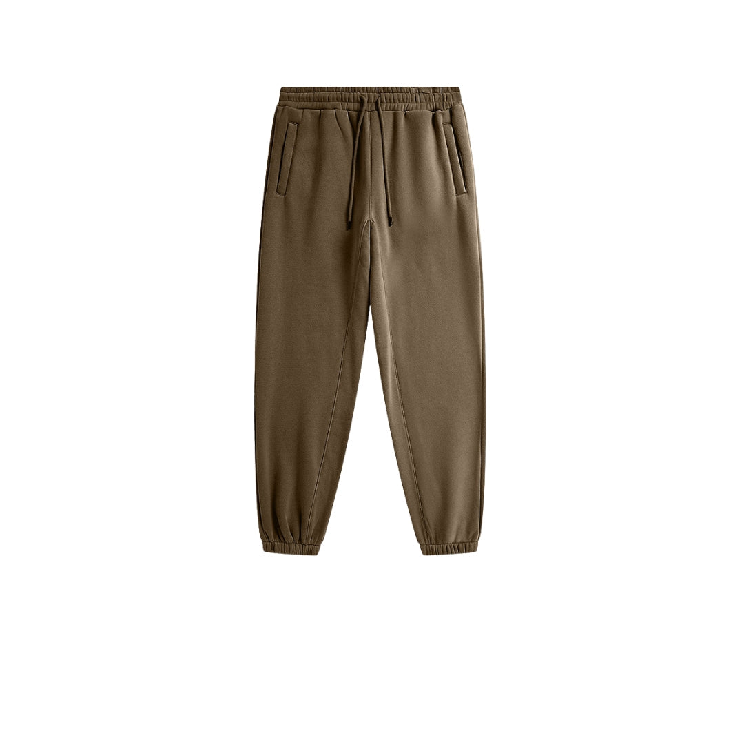 Felpa oversize con fodera in pile e pantaloni della tuta con fodera in pile