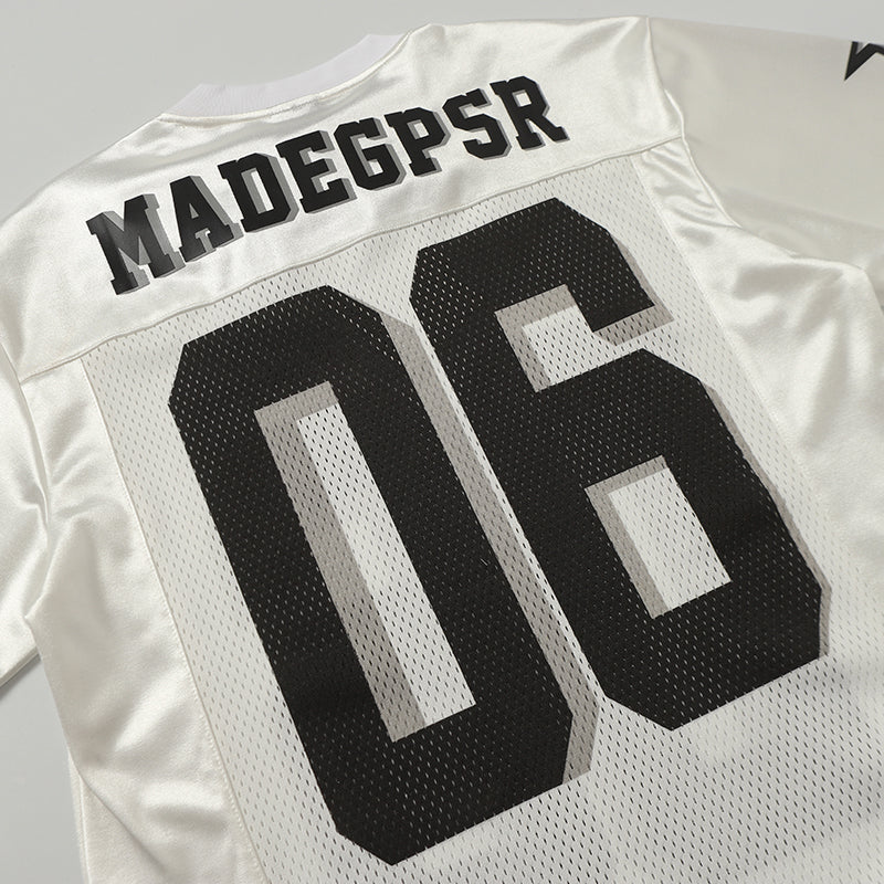 Madxmarx Mesh Panel Football Jersey Tee