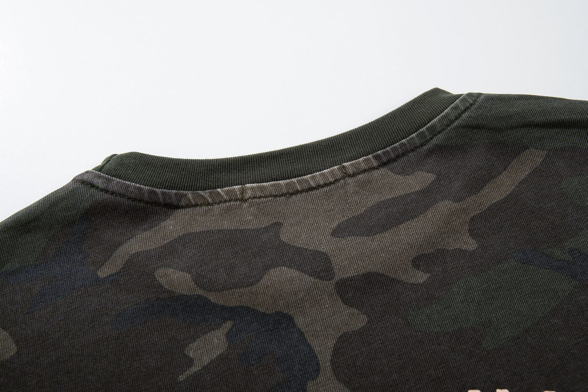 Madxmarx Camo Long Sleeve Tee