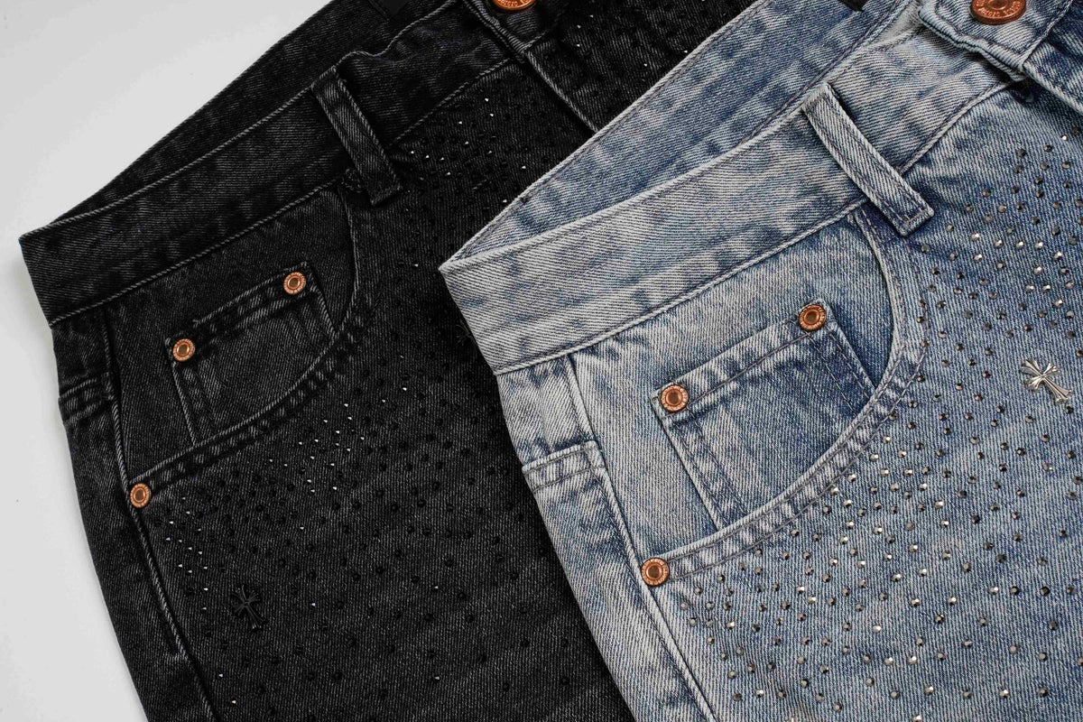 Madxmarx “Jeans de pierna ancha con lavado Stardust”
