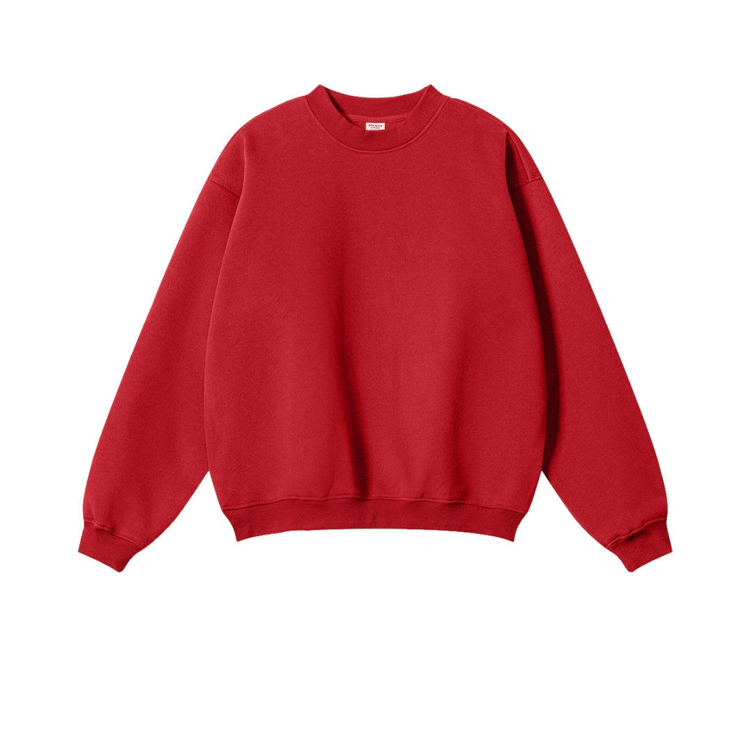Fleece Lining Oversize Sweatshirt