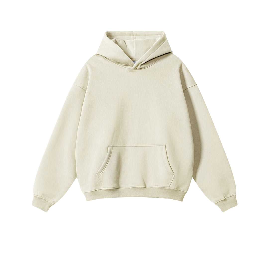 beige hoodie