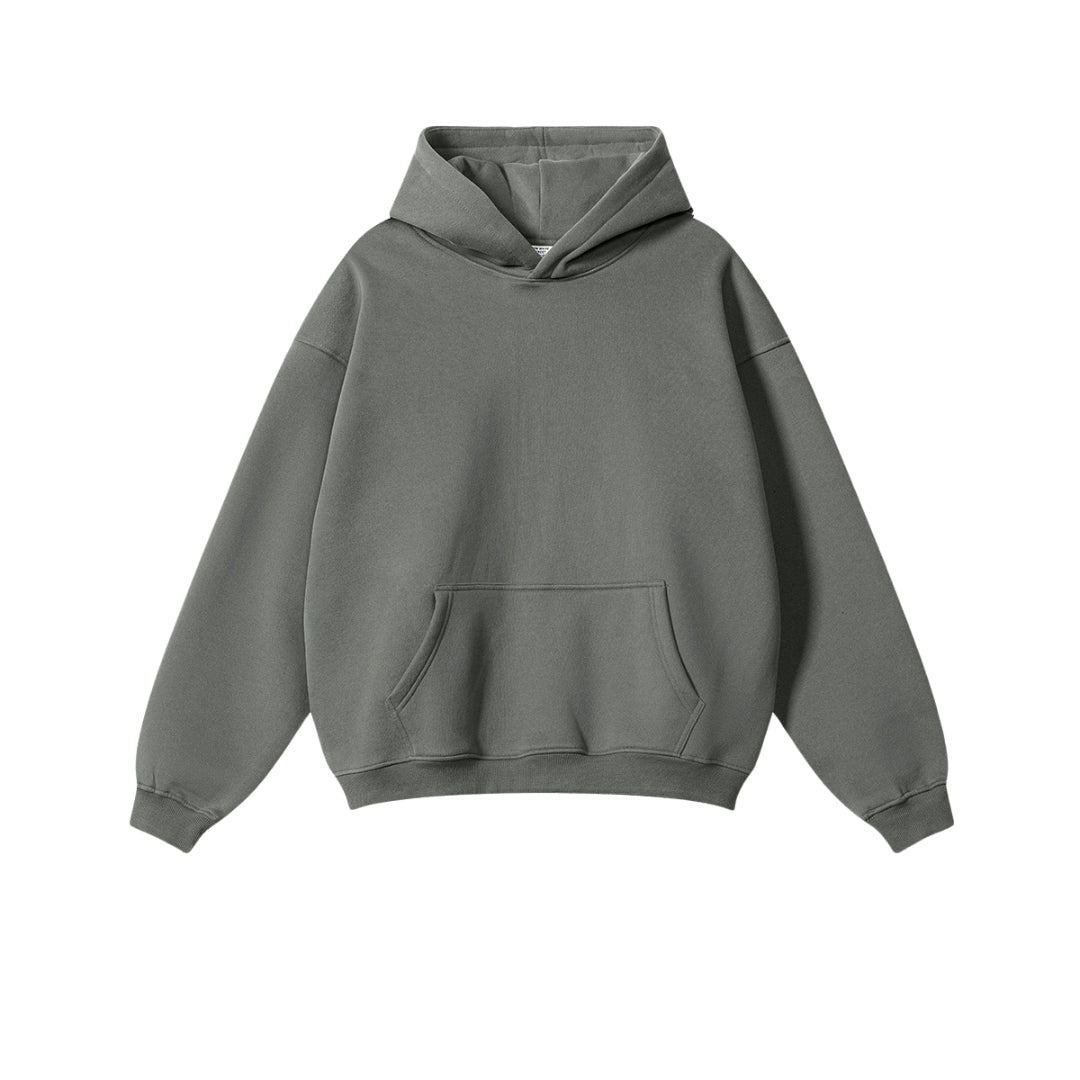 gray hoodie