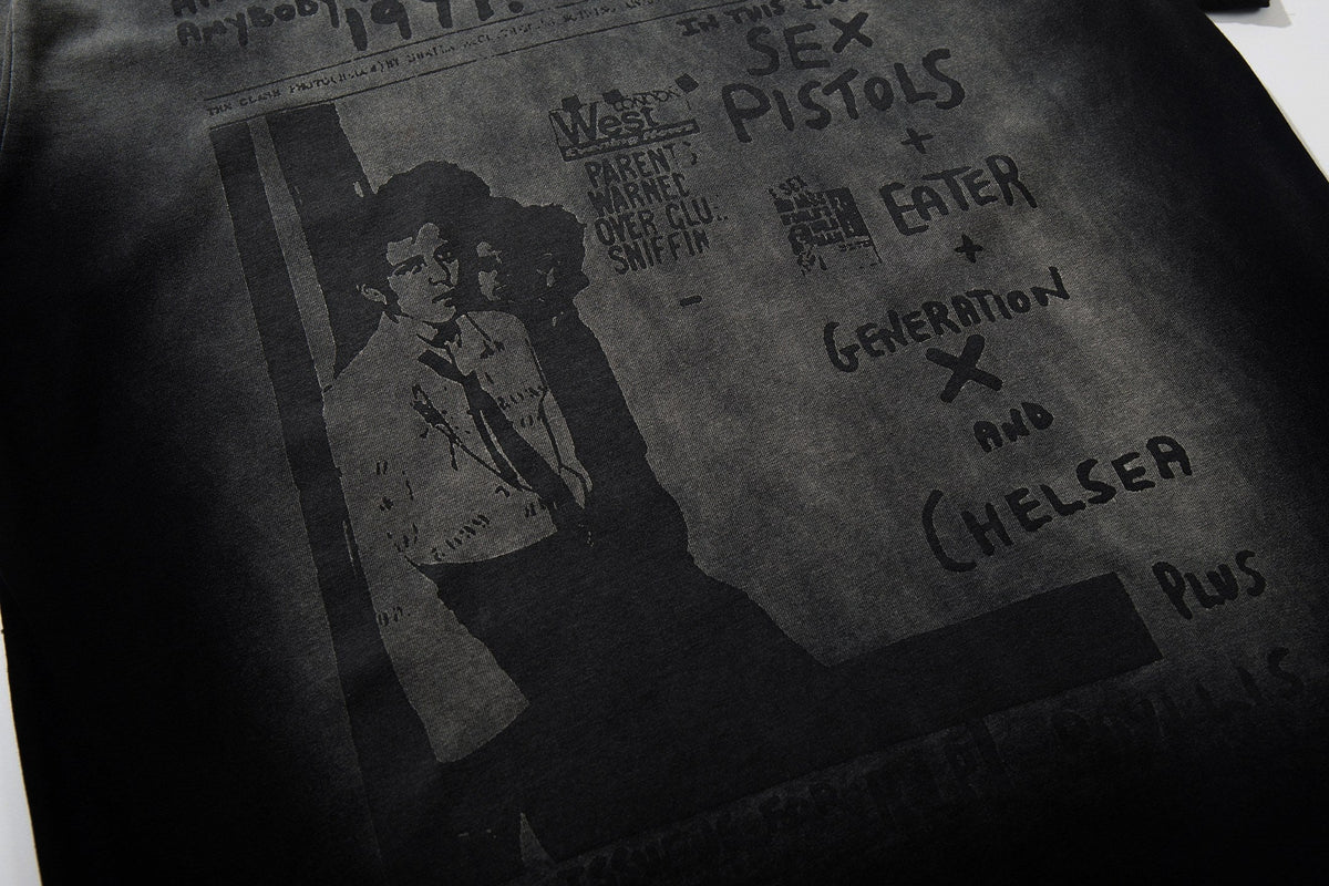 Madxmarx “Text Collage Graphic T-Shirt”