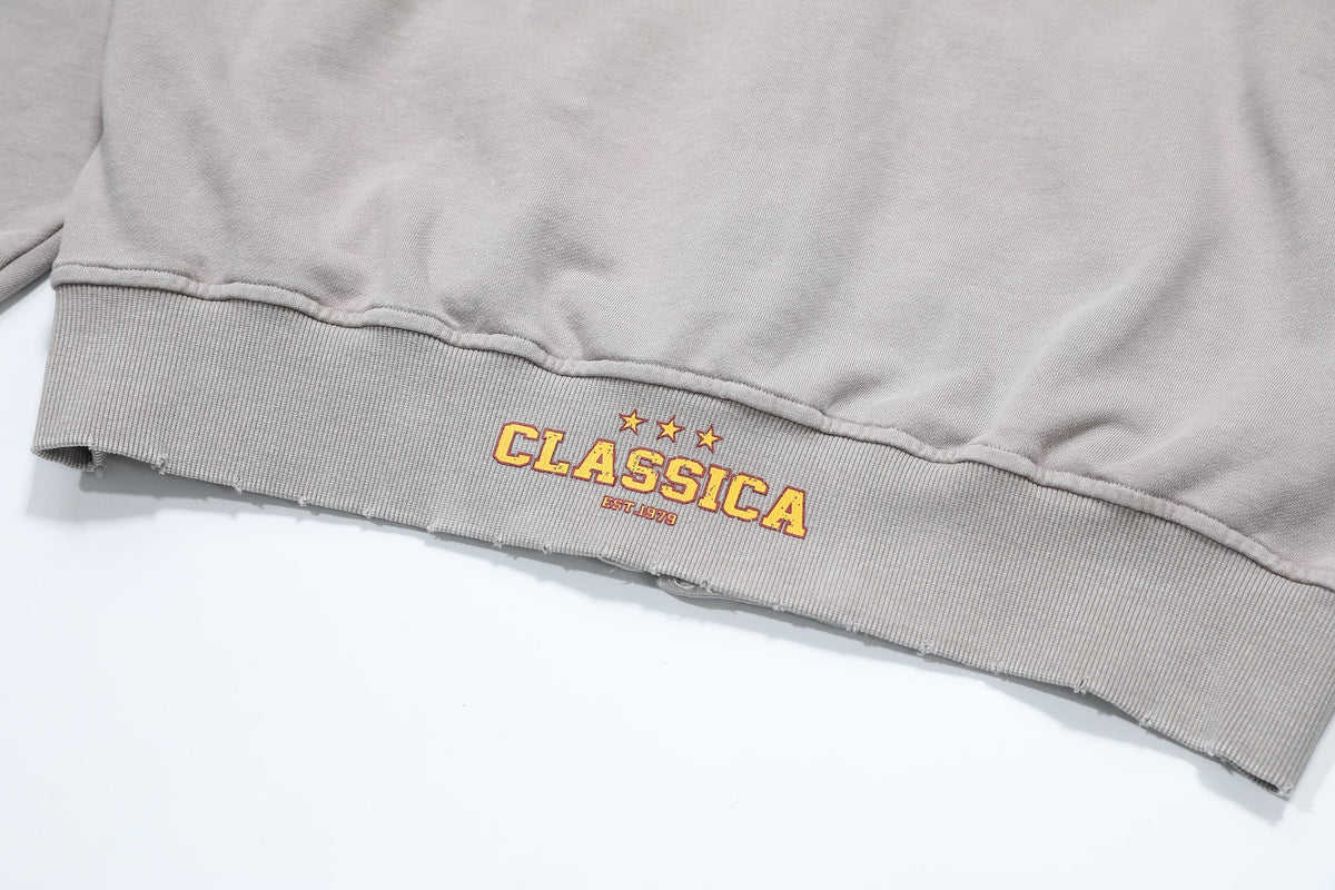Madxmarx Vintage Crest Zip Hoodie