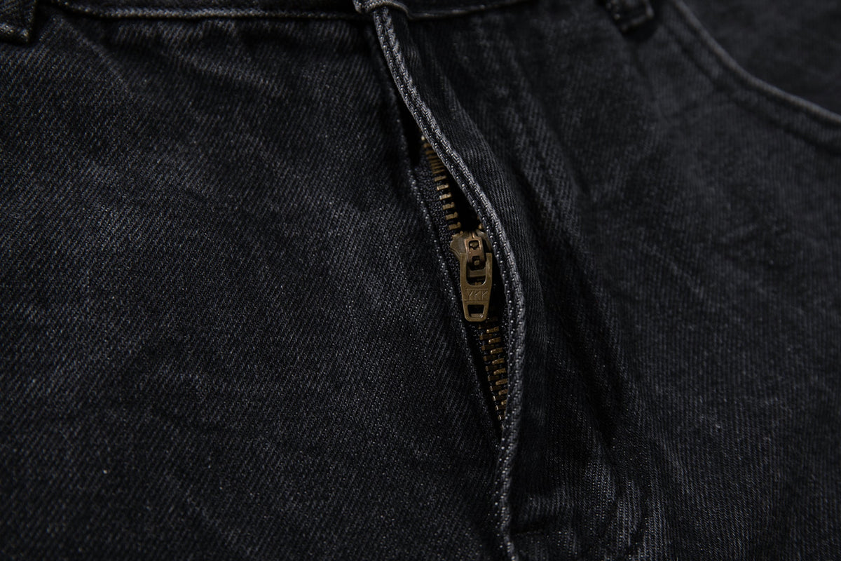 Madxmarx Gradient Washed Wide-Leg Jeans