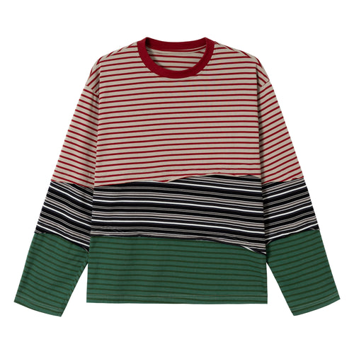 Madxmarx Langarmshirt mit Streifen - M / Rot