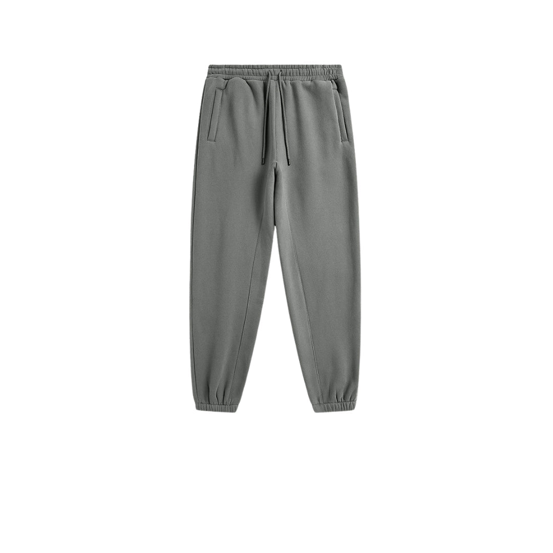 Felpa oversize con fodera in pile e pantaloni della tuta con fodera in pile