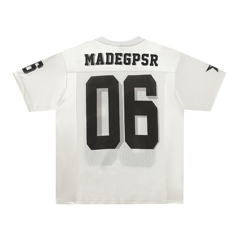 Madxmarx Mesh Panel Football Jersey Tee