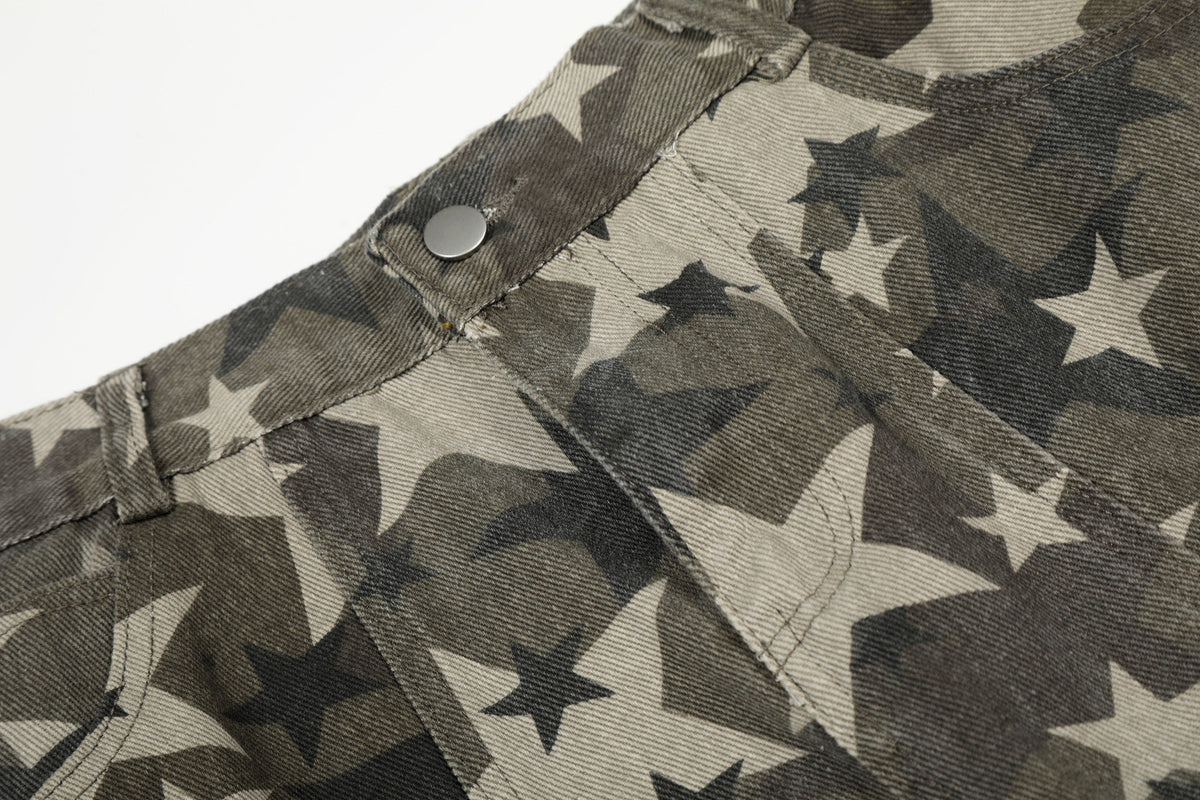 Madxmarx Star Camo Cargo Pants