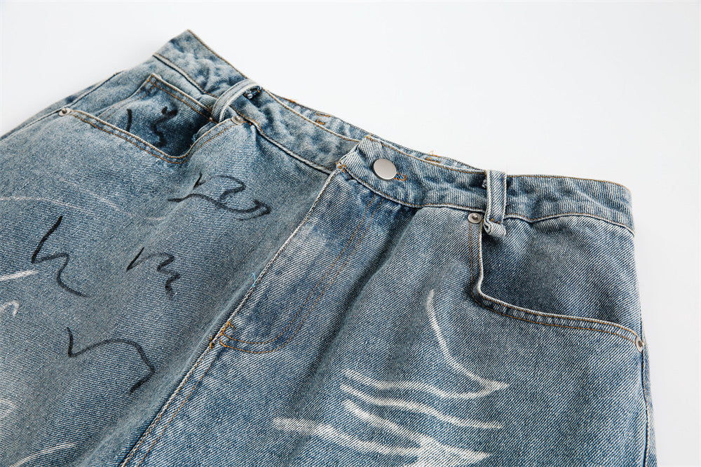 Short punk rétro de style américain vintage