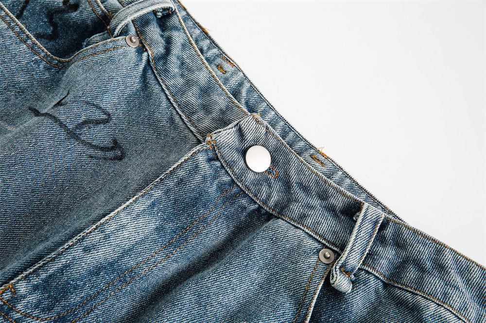 Short punk rétro de style américain vintage