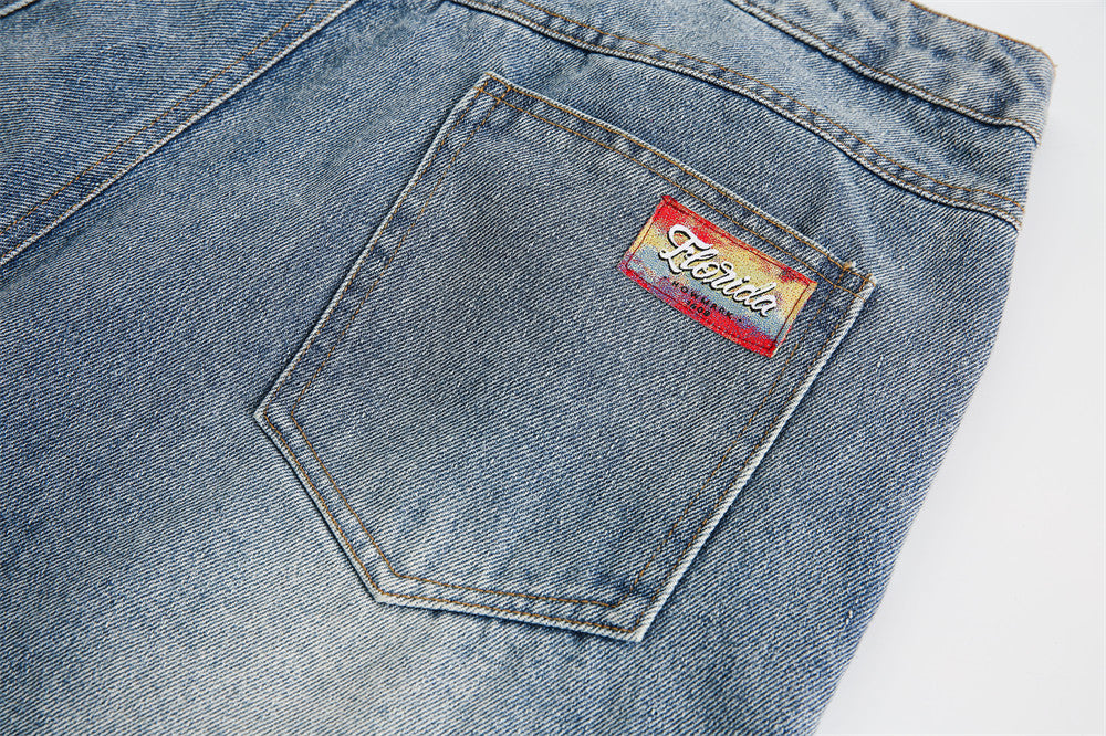 Short punk rétro de style américain vintage