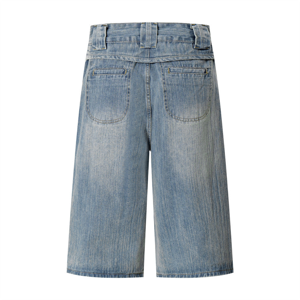 Retro Amerikaanse stijl denim shorts