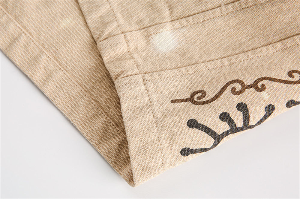 Short décontracté ample à imprimé graffiti 