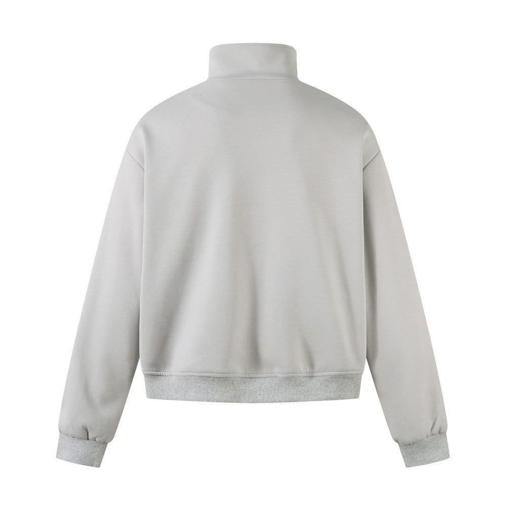 Versatile Cleanfit Stylish High Neck Casual Jacket