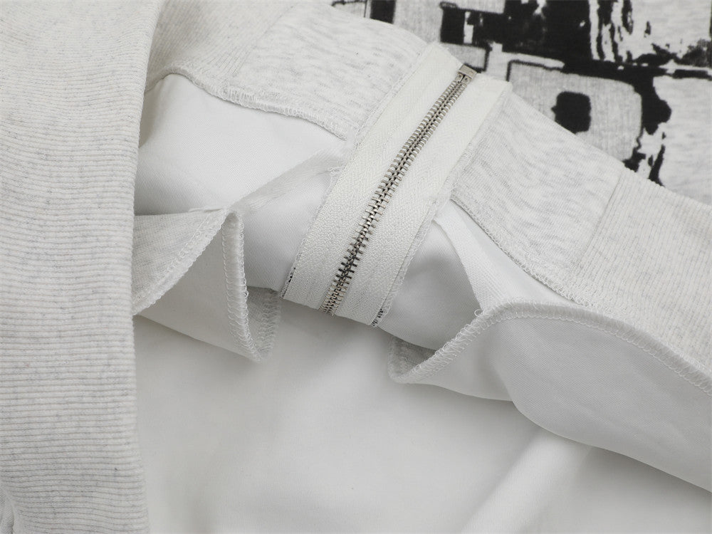 Streetwear Y2K Oversized Faux Fur Hooded Sweatshirt