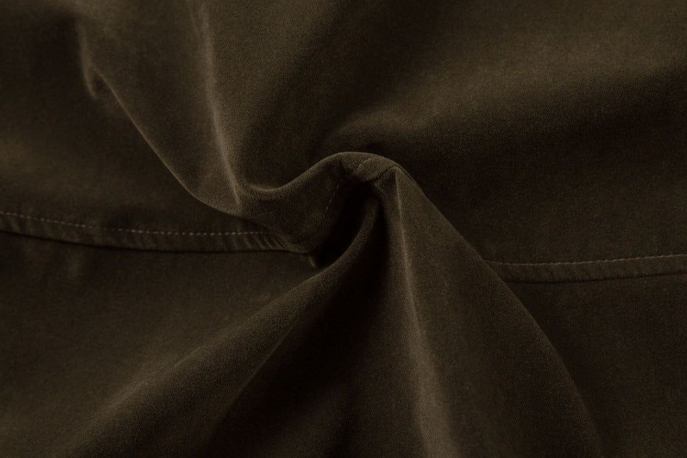 Deconstructed Split Design Solid Color Lapel Jacket
