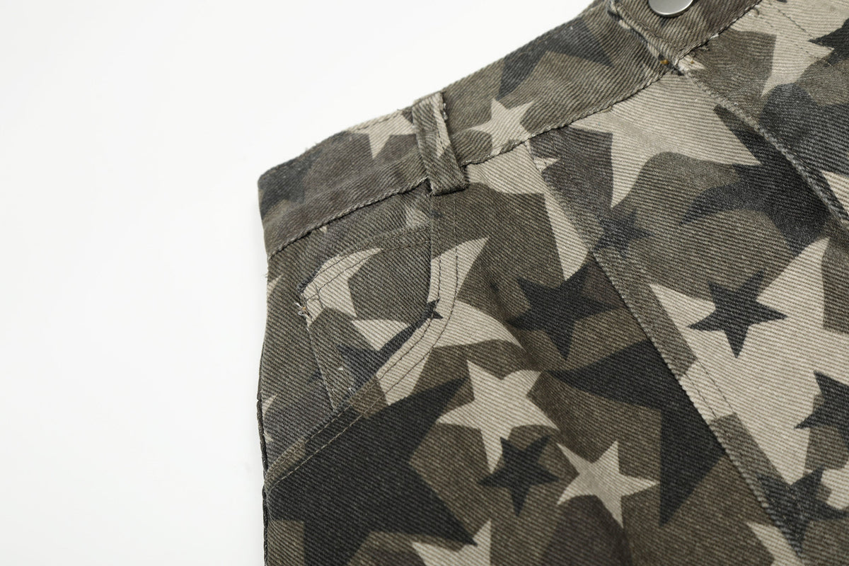 Madxmarx Star Camo Cargo Pants