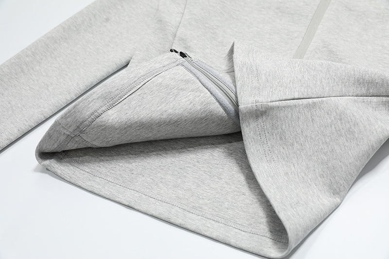DAXUEN Slim-fit mock neck zip jacket