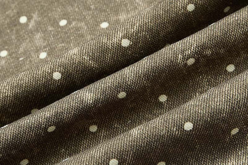 Faded Polka Dot Wide Leg Pants