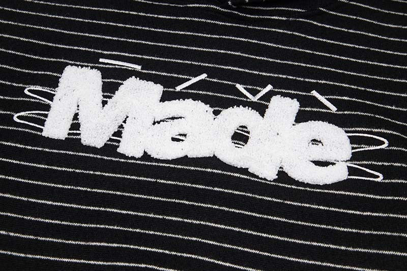 Made Striped Graphic Hoodie