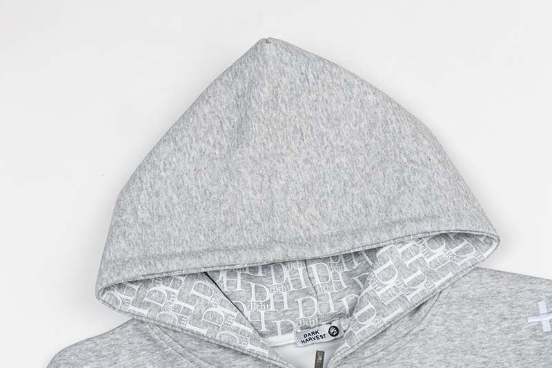 Bold Block Letter Graphic Hoodie
