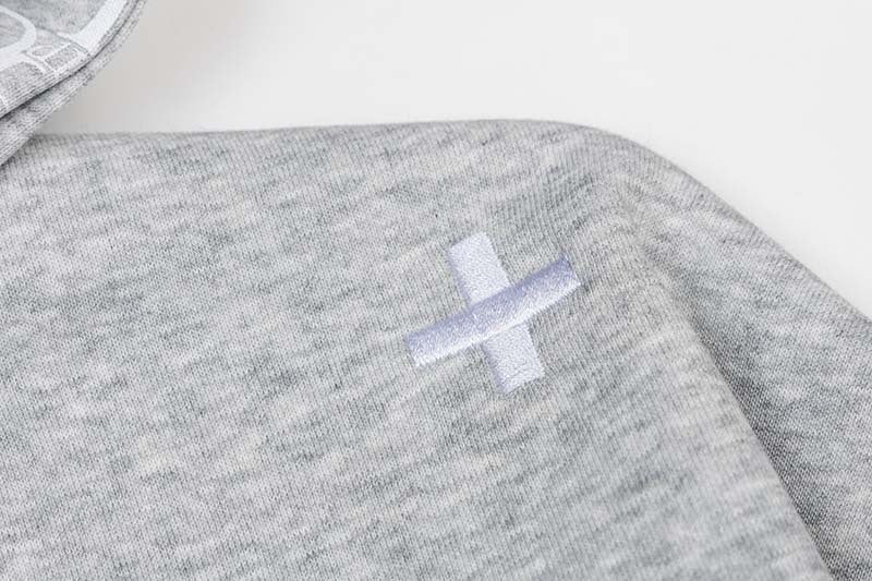 Bold Block Letter Graphic Hoodie