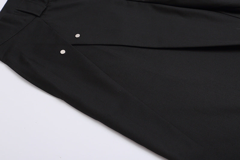 High-Waisted Wide-Leg Shorts