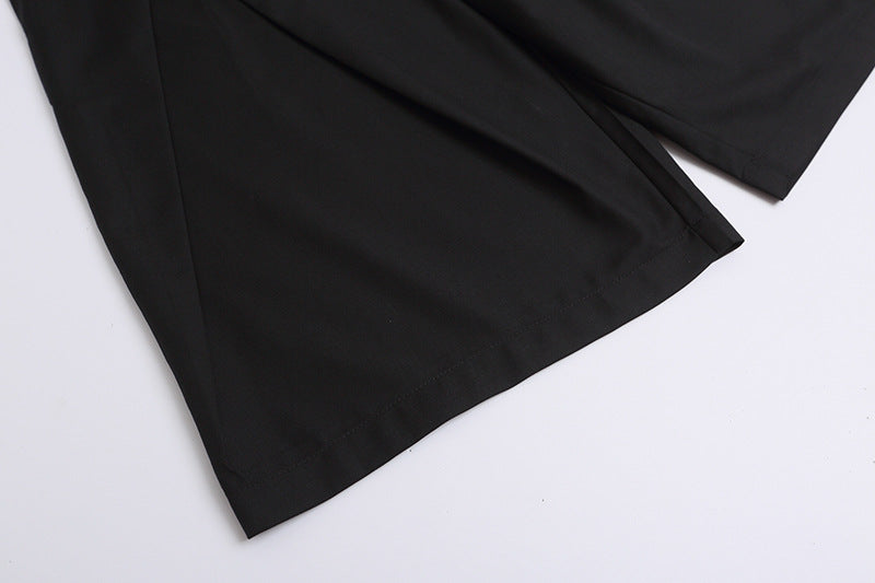 High-Waisted Wide-Leg Shorts