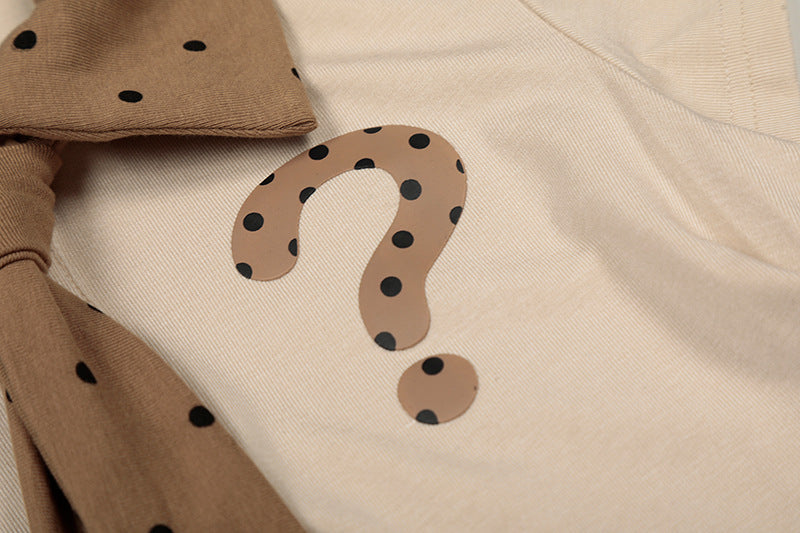 Polka Dot Question Mark Polo Shirt