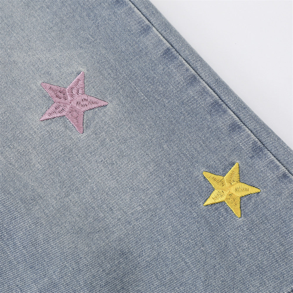 Be Nola Embroidered Denim Culottes