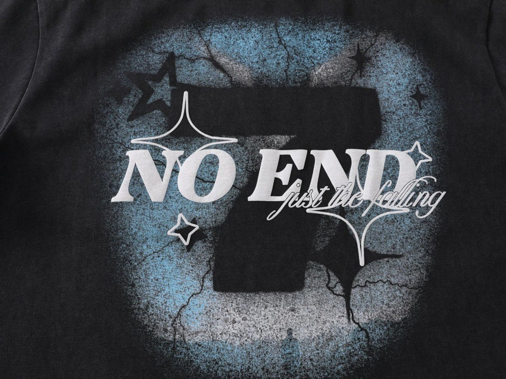 No End Graphic Oversized T-Shirt