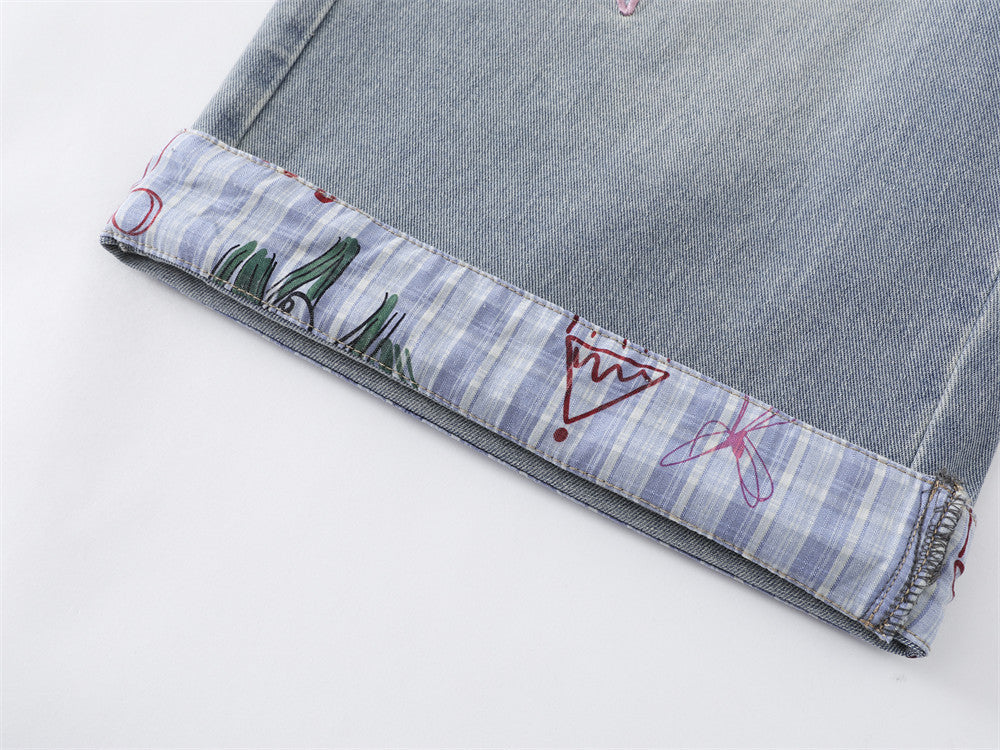 Be Nola Embroidered Denim Culottes