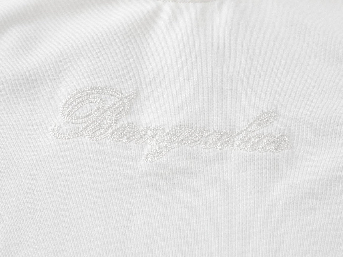 Plaid Script Oversized T-Shirt