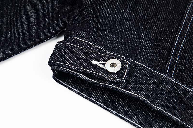 Oversized Denim Jacket with Bold Embroidery