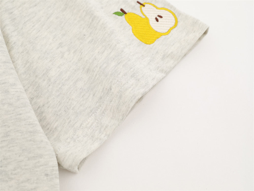 Poloshirt mit Cartoon-Stickerei – lockere Passform
