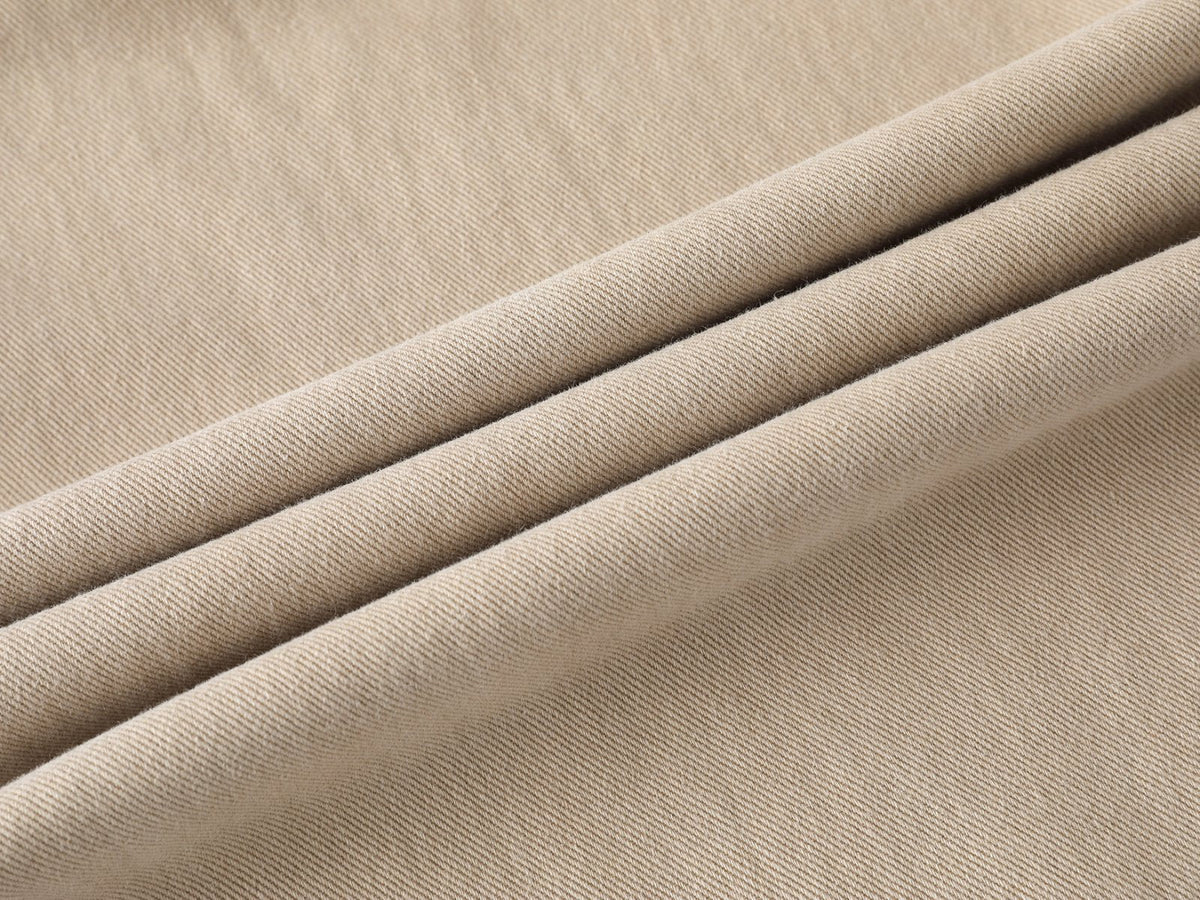 DAXUEN Beige high-waisted wide leg trousers