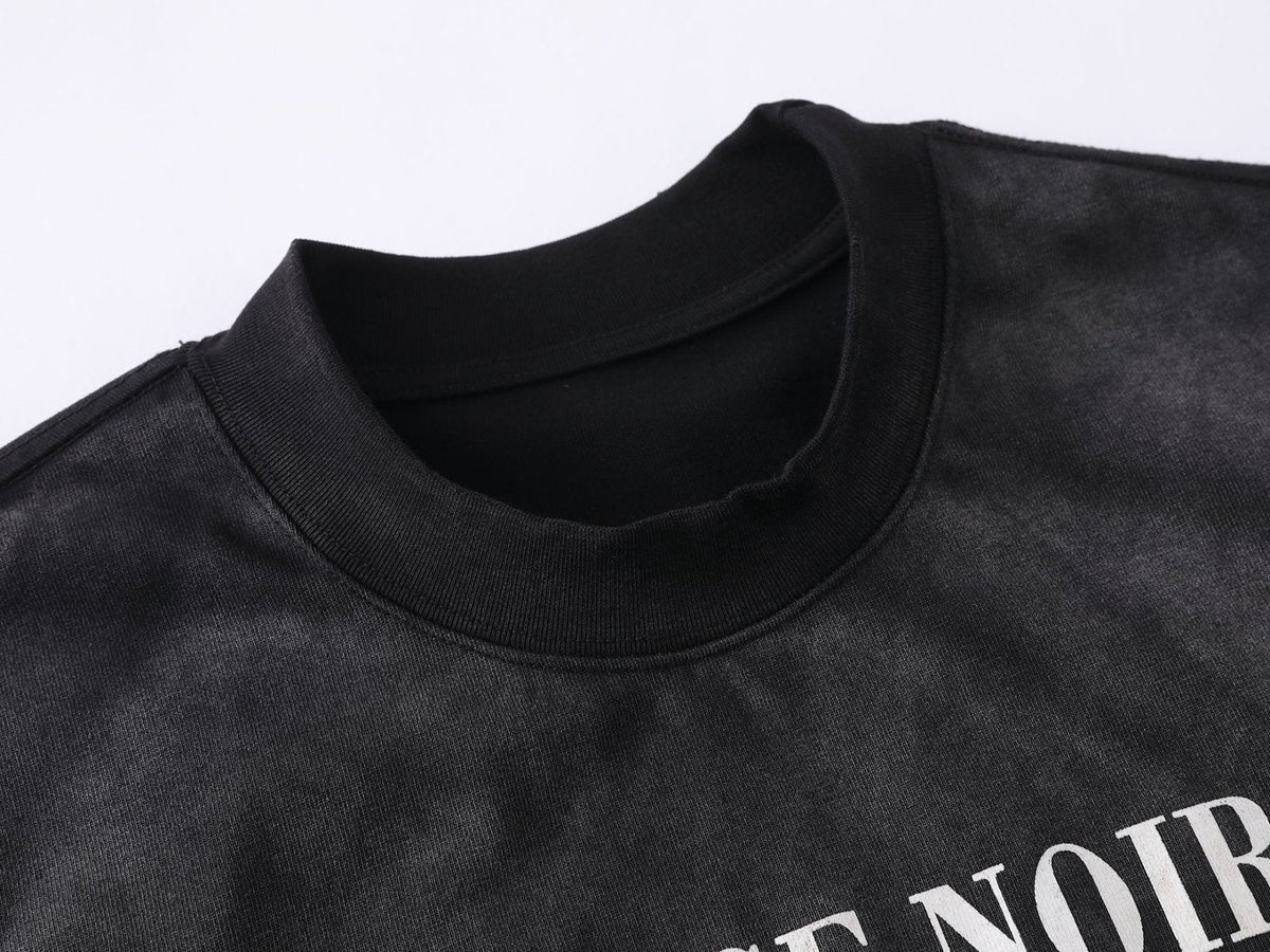 Vintage-T-Shirt mit Acid-Wash-Effekt und Grafikprint