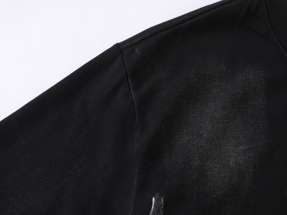 Gothic Distressed Oversize-T-Shirt