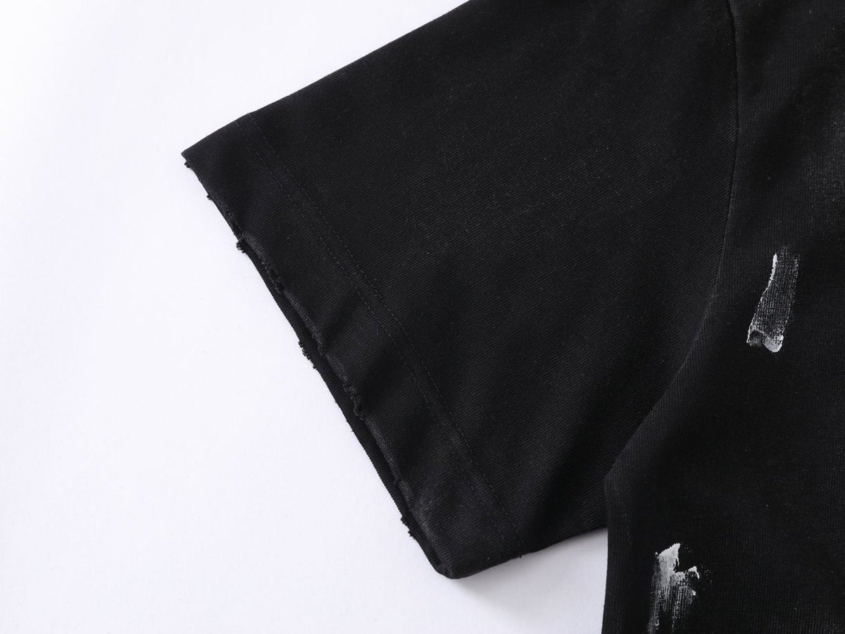 Gothic Distressed Oversize-T-Shirt