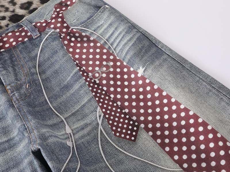 Trompe-l'Oeil High-Waisted Jeans