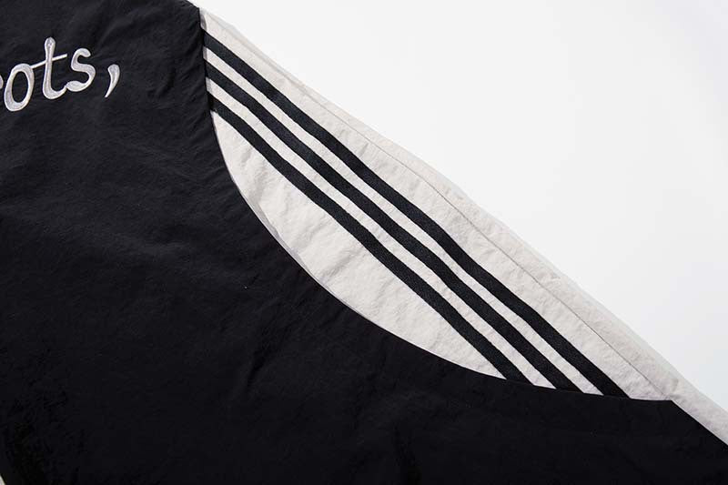 Color-Block Baggy Track Pants