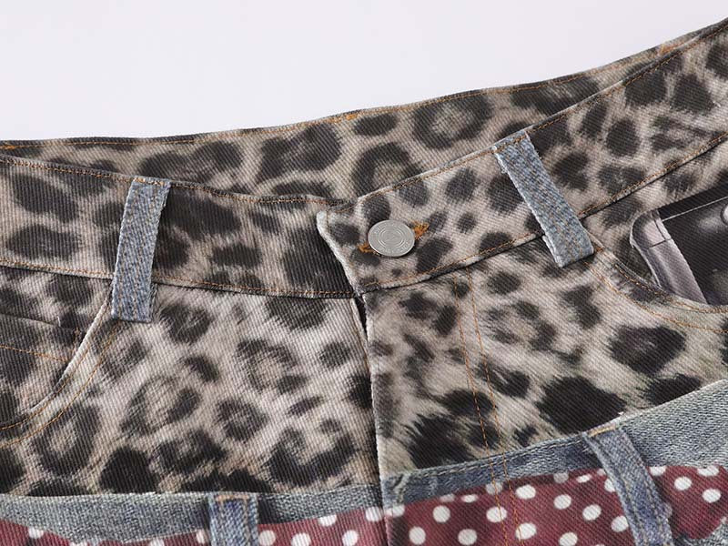 Trompe-l'Oeil High-Waisted Jeans