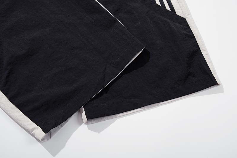 Color-Block Baggy Track Pants