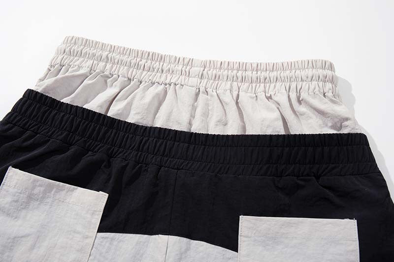 Color-Block Baggy Track Pants