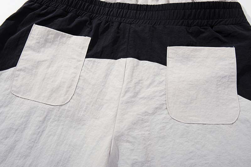 Color-Block Baggy Track Pants
